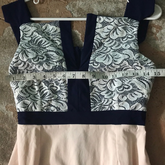 Vesper 2 in 1 lace midi pencil dress for ASOS - Picture 4 of 5